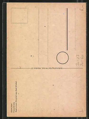 Künstler-AK München, Frauenkirche, Bayerische Heimkehrer-Tagung 1949