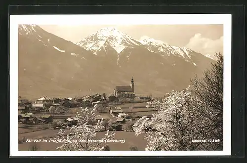 AK St. Veit im Pongau, Gesamtansicht mit Hasseck