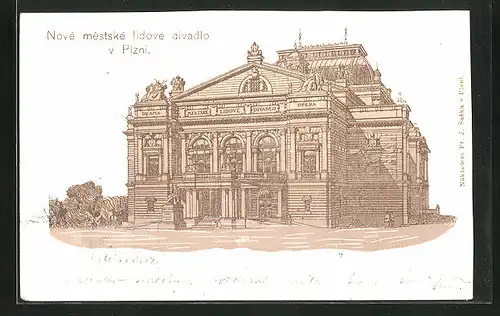 Lithographie Plzen, Nové mestské lidové divadlo
