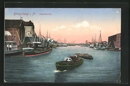 AK Königsberg i. Pr., Hafenpartie
