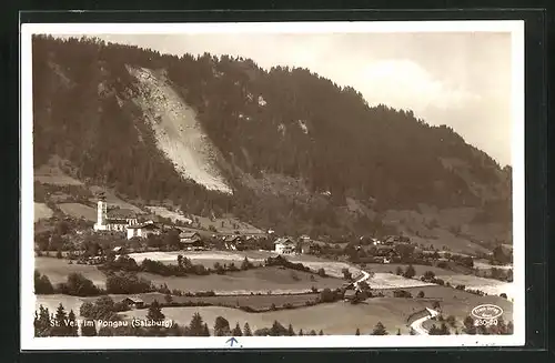 AK St. Veit im Pongau, Ortsansicht mit Kirche