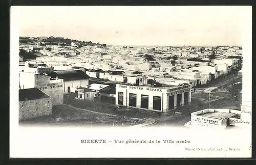 AK Bizerte, Vue générale de la Ville arabe