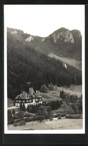 AK Mürzsteg, Blick auf das Jagdschloss