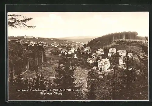 AK Finsterbergen i. Thür., Panoramablick vom Ölberg