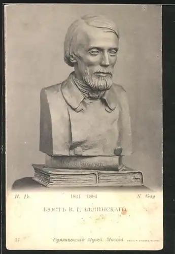 AK N. Gay, Moskau, Blinski Büste, Rotes Kreuz Russland