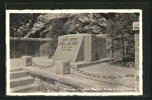 AK Morcote, Tomba di Eugen D'Albert