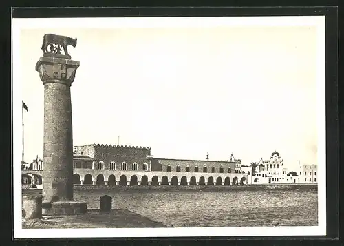 AK Rodi, Il palazzo del Governo visto dal mare