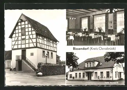 AK Bissendorf /Krs. Osnabrück, Hotel Germania Anton Richard, Gästehaus