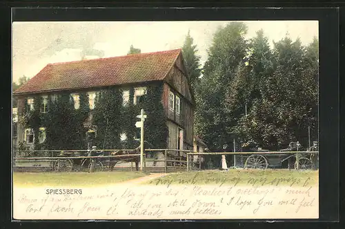 AK Friedrichroda, Gasthaus Spiessberg