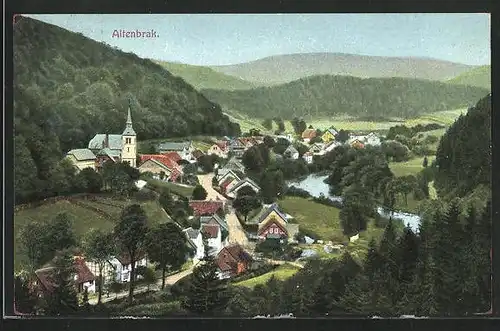 AK Altenbrak / Bodetal, Ortspanorama