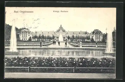 AK Bad Oeynhausen, Königl. Kurhaus vom Garten aus