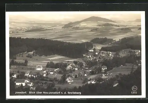 AK Jonsdorf, Ortsansicht mit Blick n. d. Breiteberg