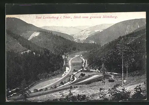 AK Bad Leutenberg i. Thür., Blick vom grossen Mittelberg