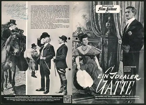 Filmprogramm IFB Nr. 511, Ein idealer Gatte, Paulette Goddard, Michael Wilding, Regie: Alexander Korda