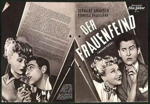 Filmprogramm IFB Nr. 352, Der Frauenfeind, Stewart Granger, Edwige Feuillère, Regie: Terence Young