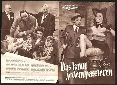 Filmprogramm IFB Nr. 1549, Das kann jedem passieren, Heinz Rühmann, Gisela Schmidting, Regie: Paul Verhoeven