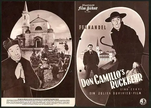 Filmprogramm IFB Nr. 2025, Don Camillo`s Rückkehr, Fernandel, Gino Cervi, Regie: Julien Duvivier