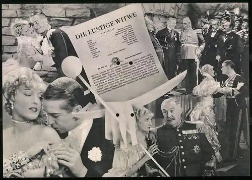 Filmprogramm IFB Nr. 634, Die lustige Witwe, Maurice Chevalier, Jeanette MacDonald, Regie: Ernst Lubitsch