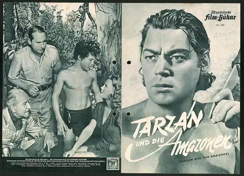 Filmprogramm IFB Nr. 522, Tarzan und die Amazonen, Johhny Weissmüller, Brenda Joyce, Regie: Kurt Neumann