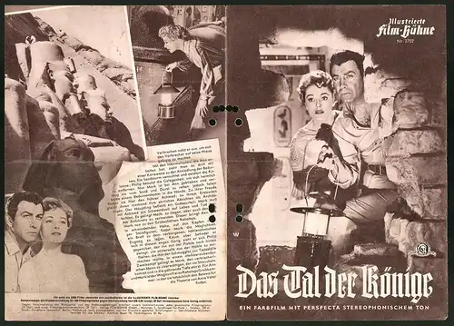 Filmprogramm IFB Nr. 2702, Das Tal der Könige, Robert Taylor, Eleanor Parker, Carlos Thomspon, Regie: Robert Pirosh