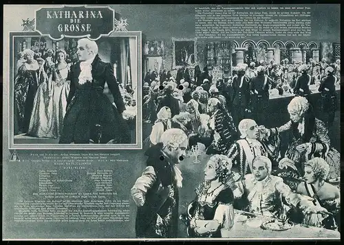 Filmprogramm IFB Nr. 376, Katharina die Grosse, Elisabeth Bergner, Flora Robson, Douglas Fairbanks jr., Regie: P. Czinner