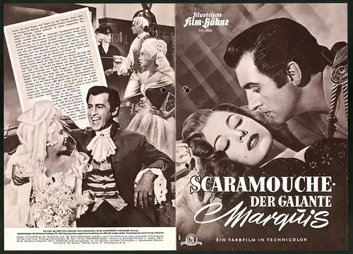 Filmprogramm IFB Nr. 1806, Scaramouche - der galante Marquis, Stewart Granger, Eleanor Parker, Regie: George Sidney