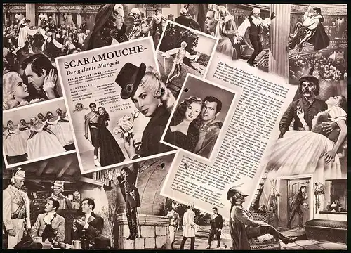 Filmprogramm IFB Nr. 1806, Scaramouche - der galante Marquis, Stewart Granger, Eleanor Parker, Regie: George Sidney