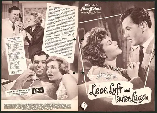 Filmprogramm IFB Nr. 4913, Liebe, Luft und lauter Lügen, Eva-Ingeborg Scholz, Gerhard Riedmann, Regie: Peter Beauvais