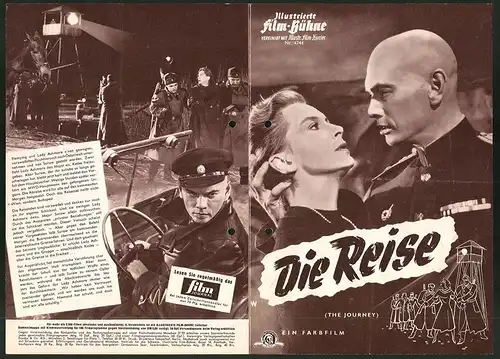 Filmprogramm IFB Nr. 4744, Die Reise, Deborah Kerr, Yul Brynner, Robert Morley, Regie: Anatole Litvak