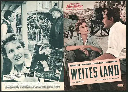 Filmprogramm IFB Nr. 4720, Weites Land, Gregory Peck, Jean Simmons, Carroll Baker, Regie: William Wyler