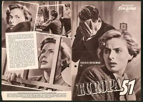 Filmprogramm IFB Nr. 2055, Europa 51, Ingrid Bergman, Alexander Knox, Ettore Giannini, Regie: Robert Rossellini