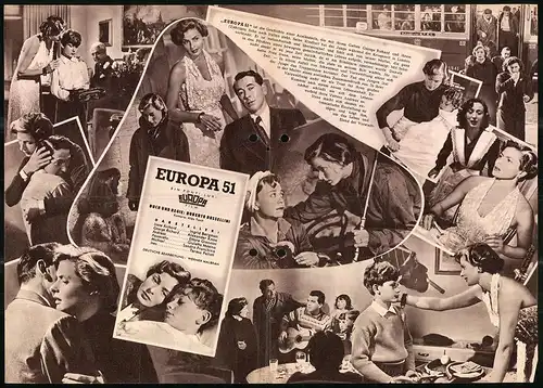 Filmprogramm IFB Nr. 2055, Europa 51, Ingrid Bergman, Alexander Knox, Ettore Giannini, Regie: Robert Rossellini