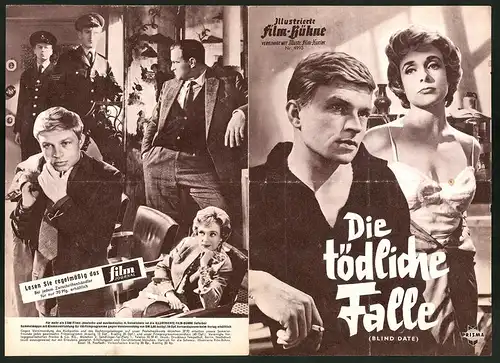 Filmprogramm IFB Nr. 4993, Die tödliche Falle, Hardy Krüger, Stanley Baker, Micheline Presle, Regie: Joseph Losey