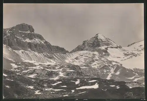 Fotografie Fotograf F. Rohr, Bern, Ansicht Engelberg, Blick von der Ruckhubelhütte auf die Umgebung