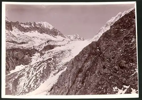 Fotografie Fotograf unbeaknnt, Ansicht Gadmen, Partie zwischen den Thierbergen