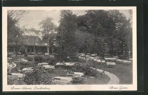 AK Leuchtenburg, Gasthaus Bruns Garten