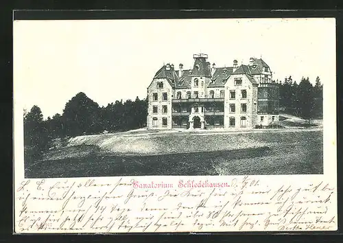AK Schledehausen, Ausblick auf das Sanatorium