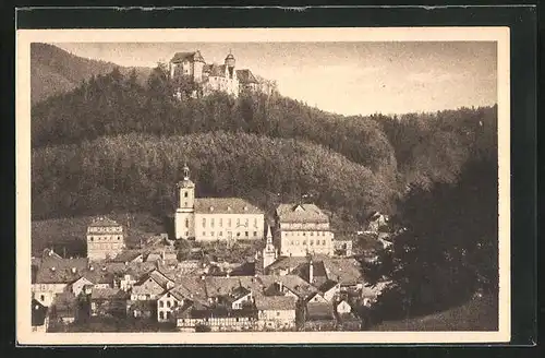 AK Leutenberg, Totale mit Friedensburg