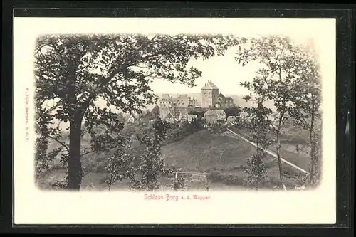 AK Burg a. d. Wupper, Schloss Burg