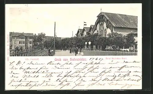 AK Hahnenklee, Hotel Deutsches Haus & Villa Steinhoff