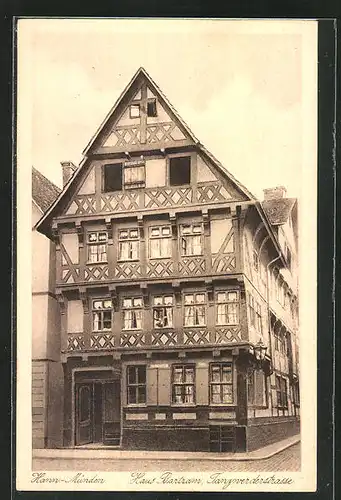 AK Hann-Münden, Haus Bartram, Tanzwerderstrasse