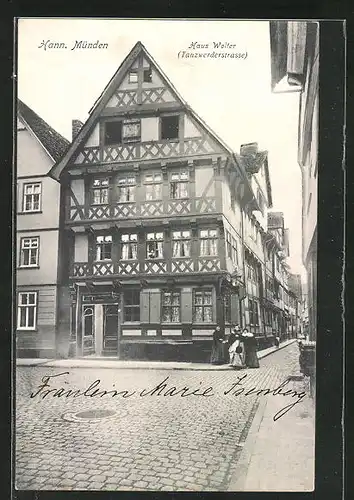 AK Hann-Münden, Haus Wolter, Tanzwerderstrasse