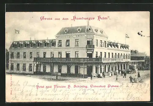 AK Dahme, Hôtel und Pension Hamburger Heim