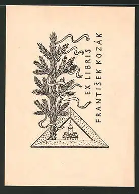 Exlibris Frantisek Kozák, Tannenbaum