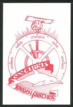 Exlibris Jörgen Fästner, Delfin