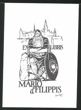 Exlibris Mario de Filippis, Wikinger