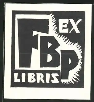 Exlibris Initialen FBP