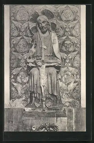 AK Fritzlar, Dom, Dreifaltigkeitsfigur 1300