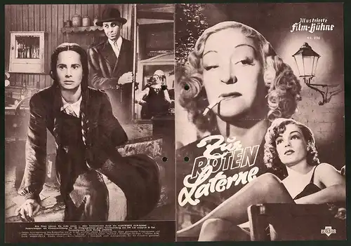 Filmprogramm IFB Nr. 896, Zur roten Laterne, Francoise Rosay, Andrée Clement, Simone Signoret, Regie: Marcel Blisténe