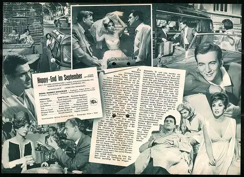 Filmprogramm IFB Nr. 5964, Happy-End im September, Rock Hudson, Gina Lollobrigida, Sandra Dee, Regie: Robert Mulligan